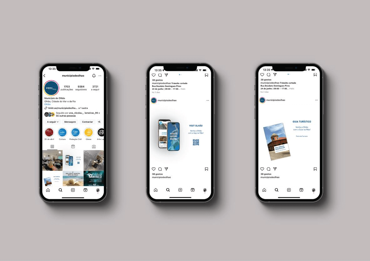 Communication and Information in Downtown Olhão